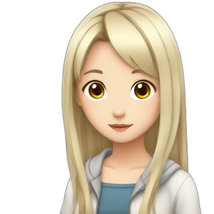 Anime girl emoji