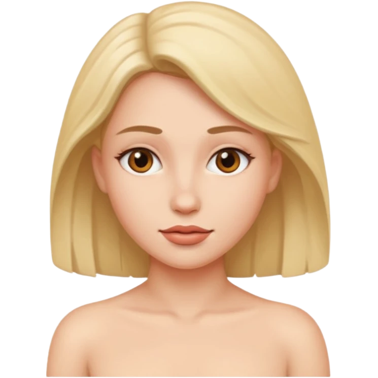 زن لخت emoji