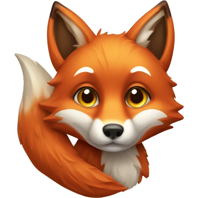fox autumn emoji
