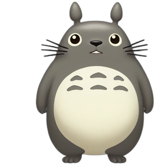 Totoro énervé  emoji