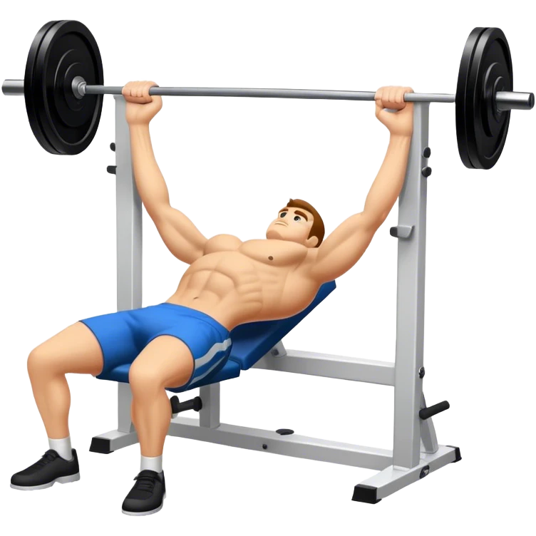 close-grip flat-benchpress emoji