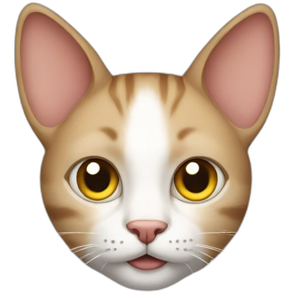 Cat with large ears emoji
