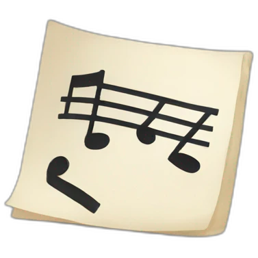 note de musique emoji