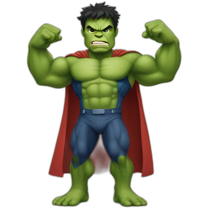 hulk in spiderman costume emoji