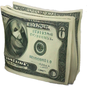 money in a street emoji