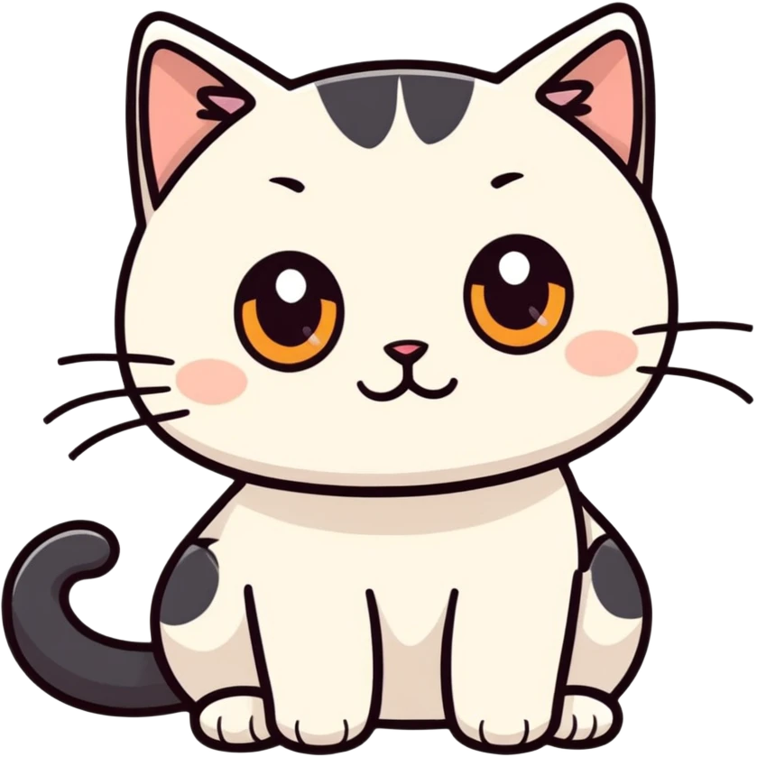 Long haird adorable black cat, white paws & belly. Large hazel eyes emoji