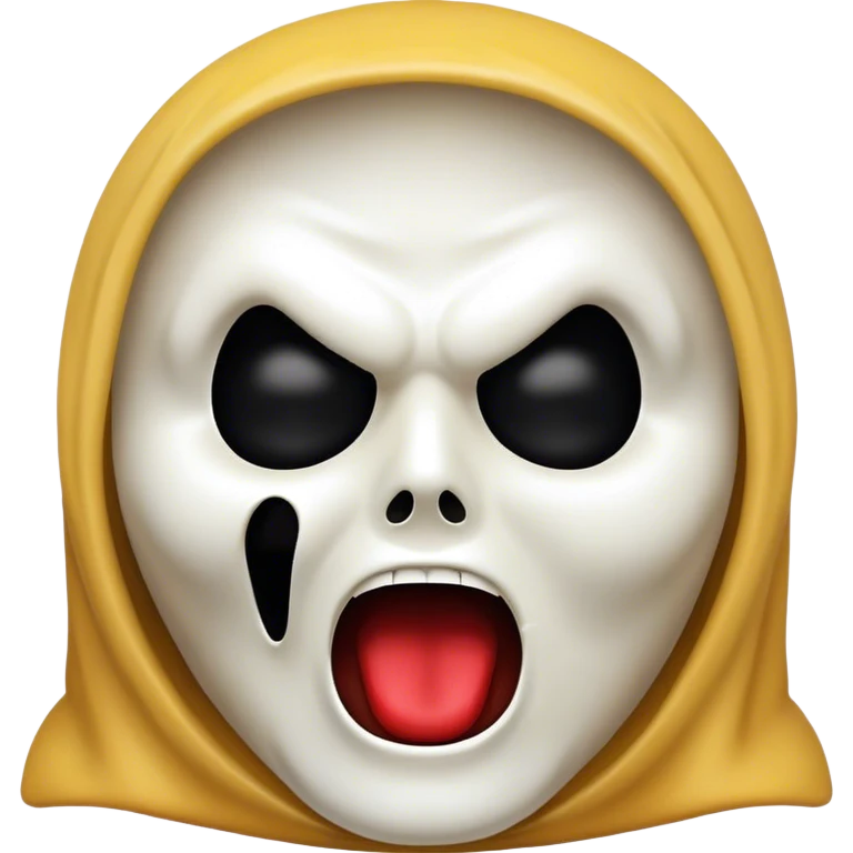 Ghostface scream emoji  emoji
