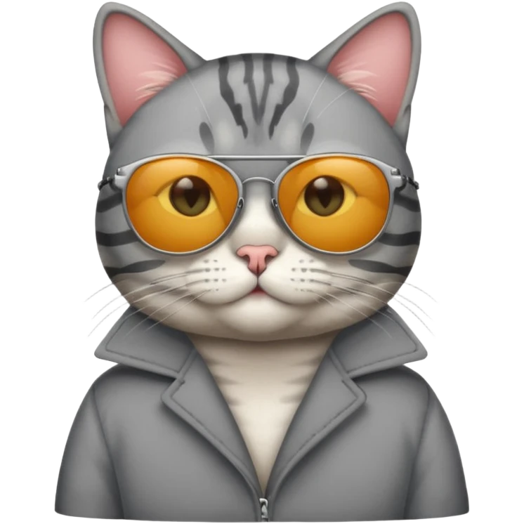 Cat wearing sunglasses emoji