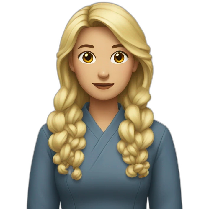 穿大衣的女生 emoji