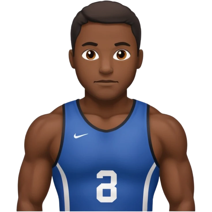 basketball player black man emoji