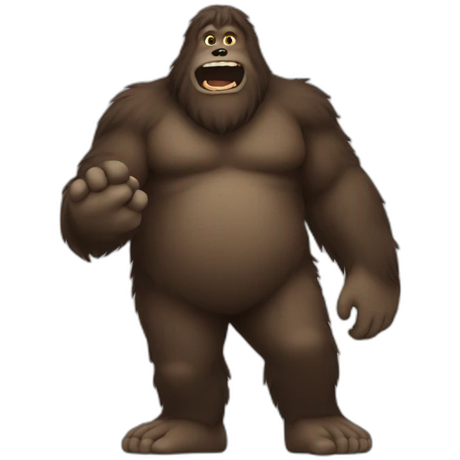 Big foot emoji