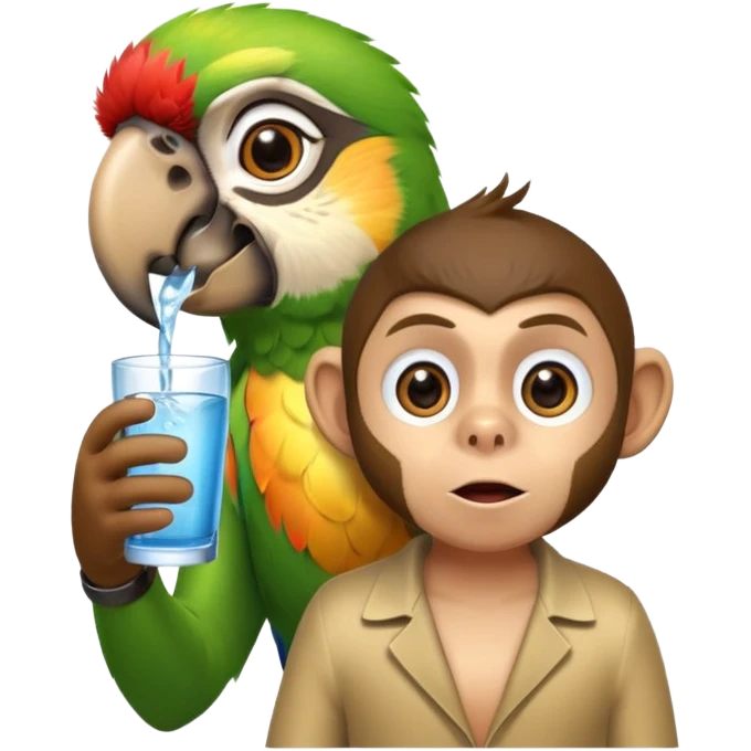 ترکیب 🦜💧🙊 emoji