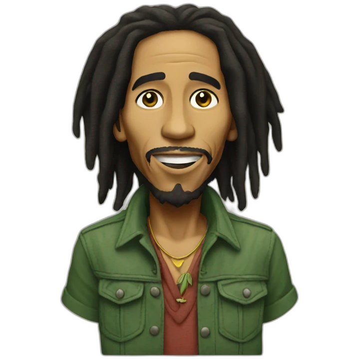 bob marley emoji