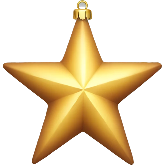 christmas decoration star emoji