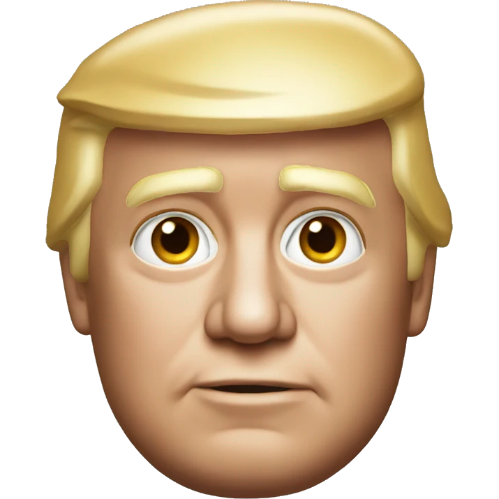 photorealistic Donald trump emoji