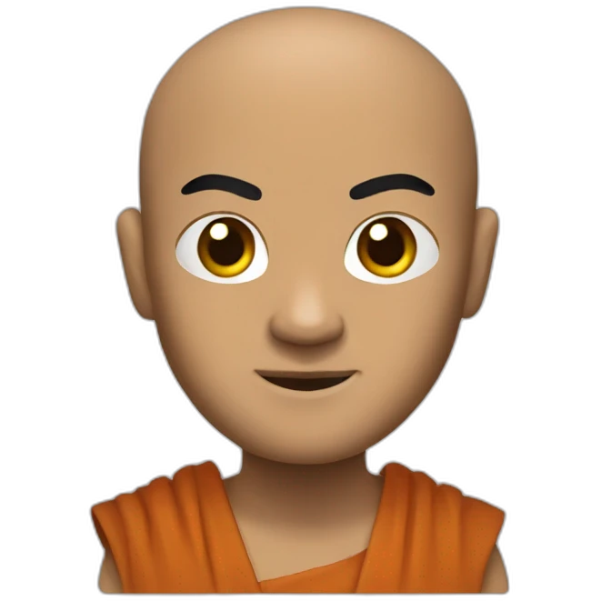 kung fu monk emoji