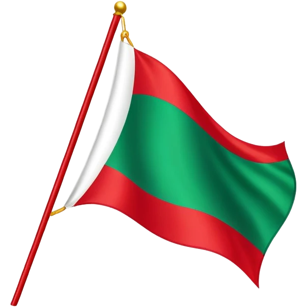 Red and green flag combination  emoji