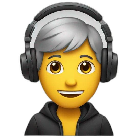 Listening music  emoji