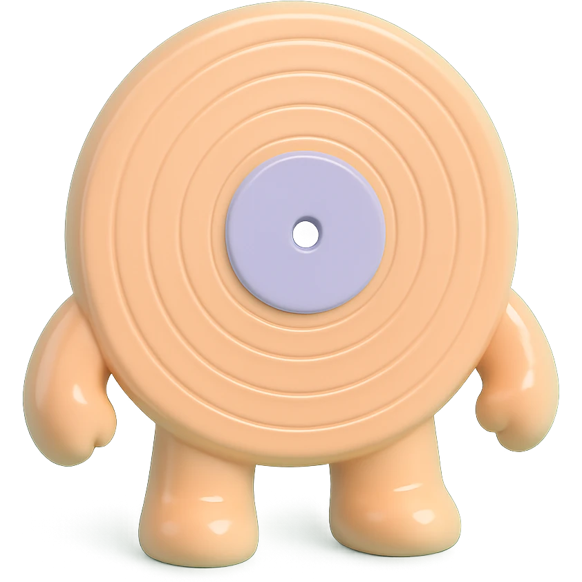 vinyl record emoji