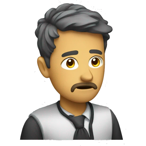 Tired by manager's lecture  emoji