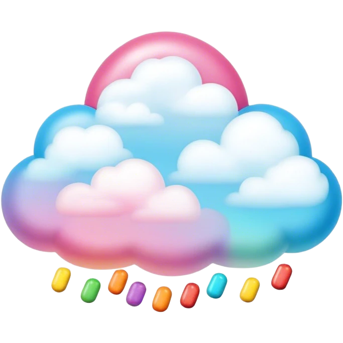  candy cloud sky background  emoji