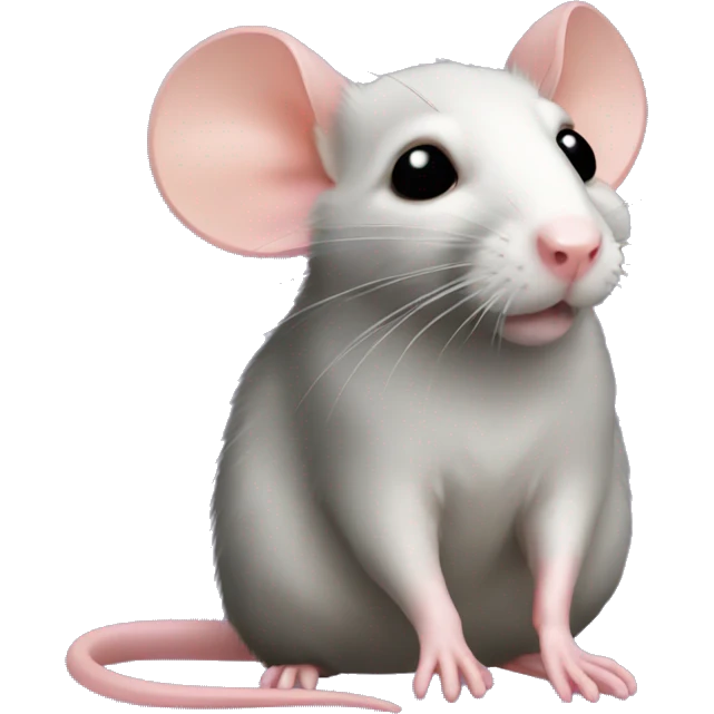 Fancy rat emoji
