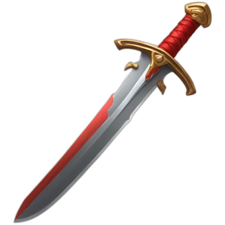 red sword emoji