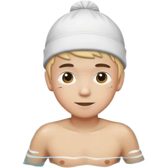 boy swimming in water apple style emoji emoji