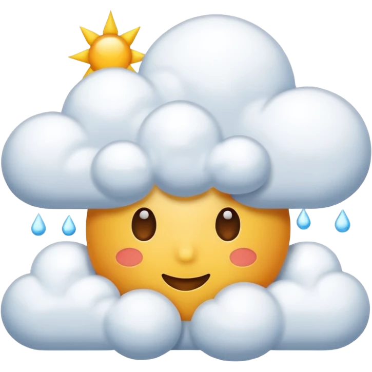 cloud snow emoji