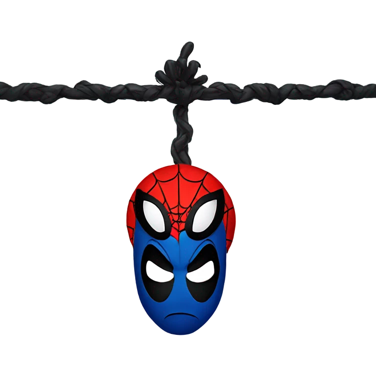 venom with spiderman hanging out emoji
