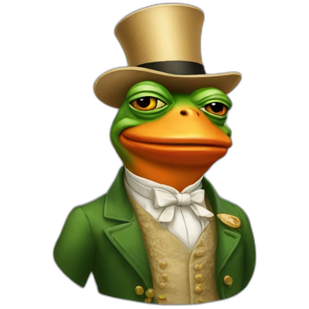 pepe the rich emoji