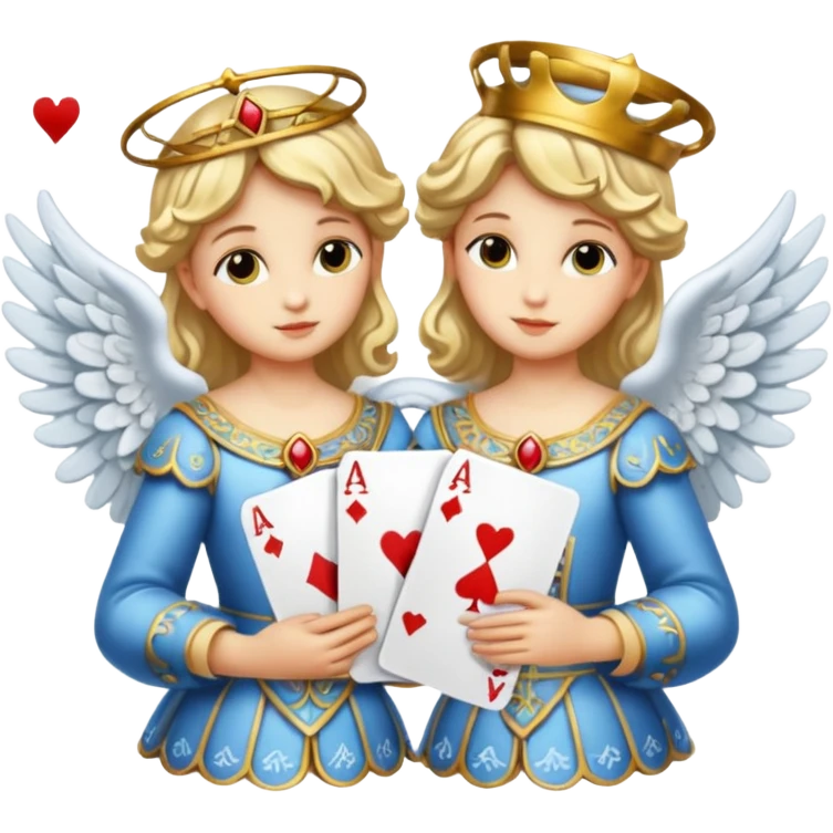 Angels and aces emoji