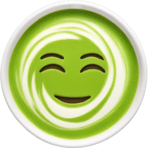 Matcha latte emoji