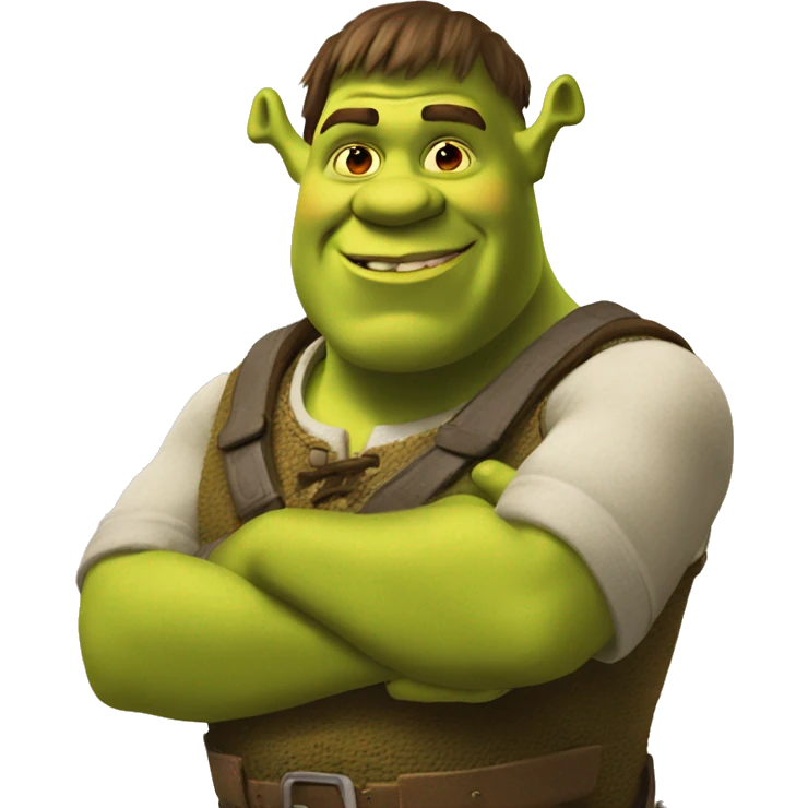 shrek as a tour guide emoji