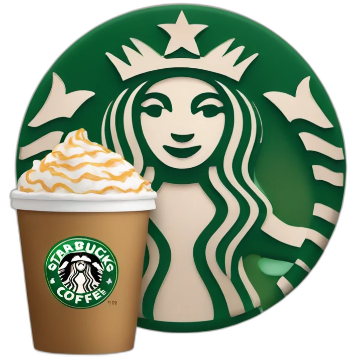 Starbucks logo looks like shakira emoji