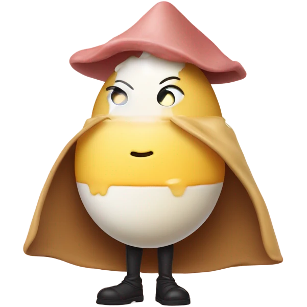 Eggs Benedict as a person emoji