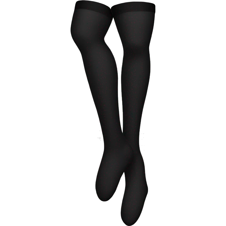 black stockings emoji