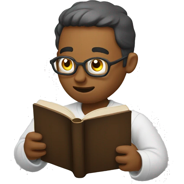 Man reading a Bible  emoji