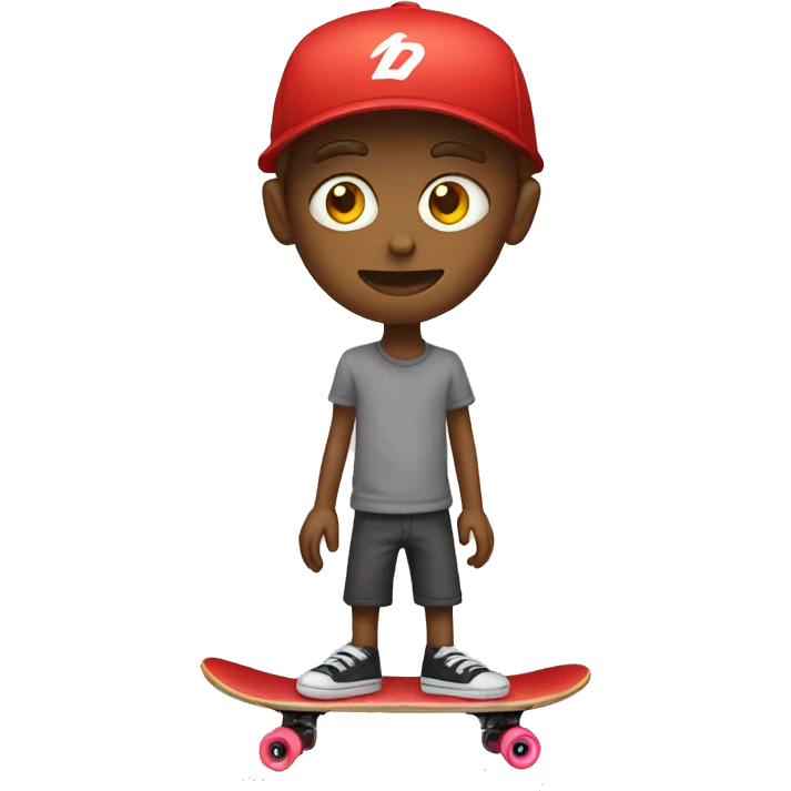 red skateboard emoji