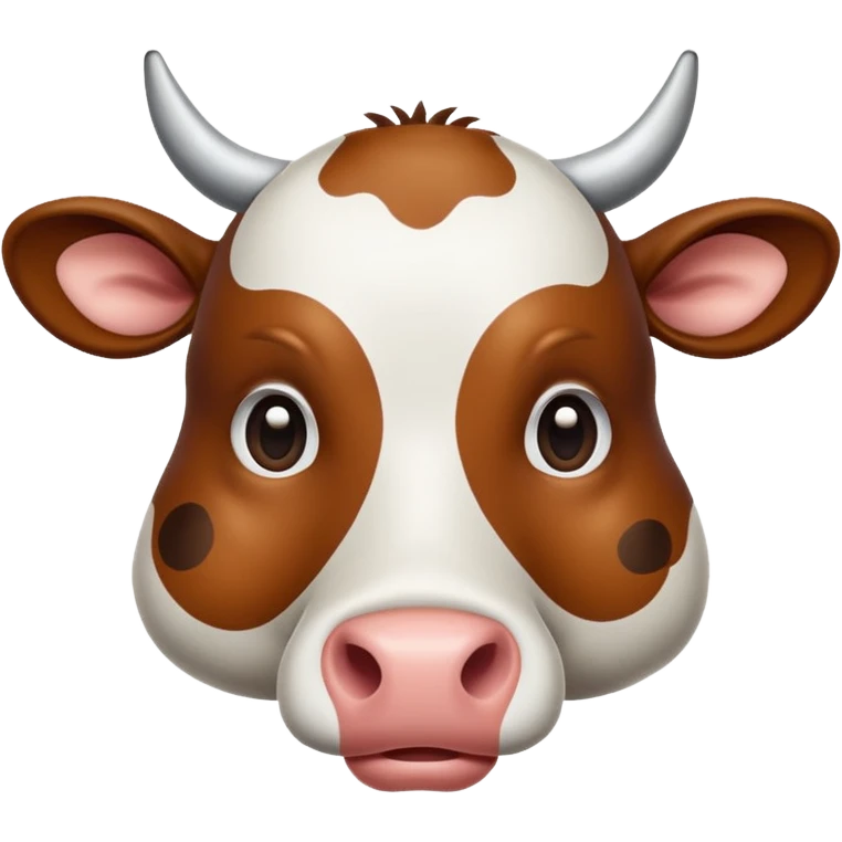 Upside down cow emoji