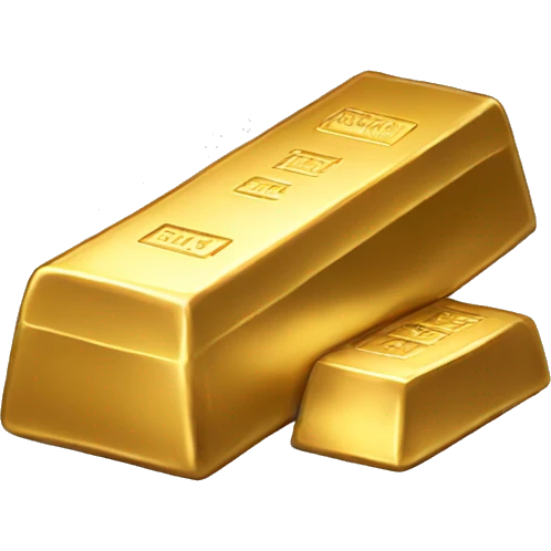Gold bar emoji