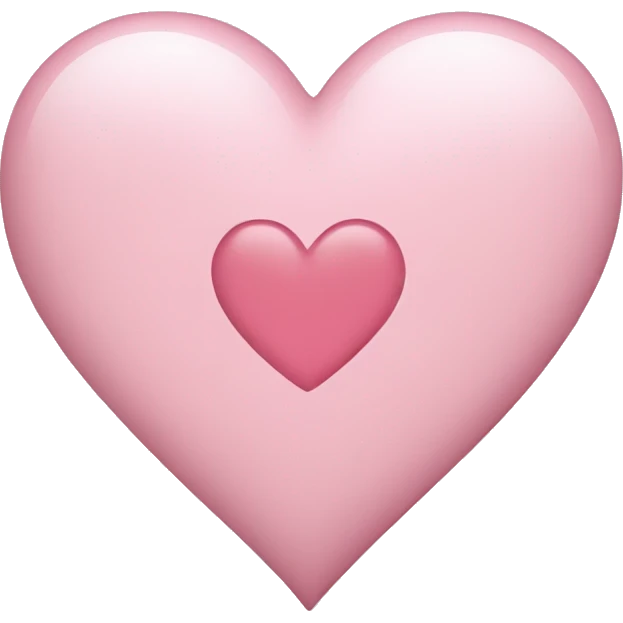 light pink heart emoji