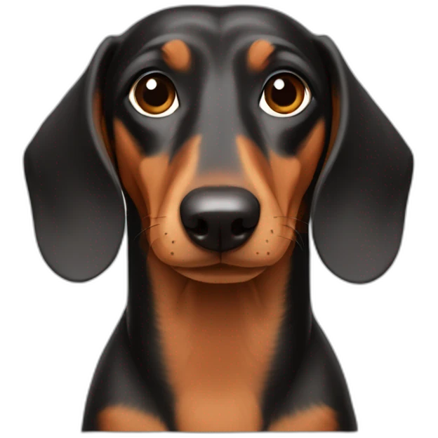 Dachshund dog emoji