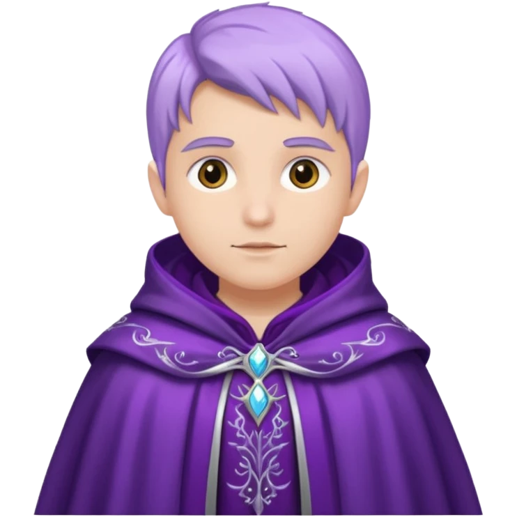 fantasy magic purple cloak emoji
