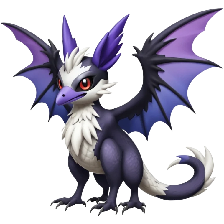 Noibat-Silvally-Fakémon-hybrid-creature (full body)  emoji