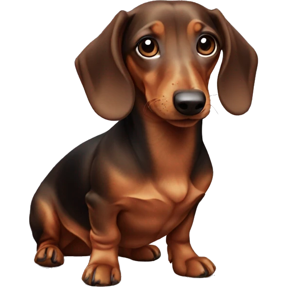 miniature dachshund  emoji