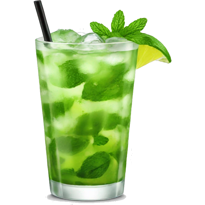 Mojito cocktail emo emoji