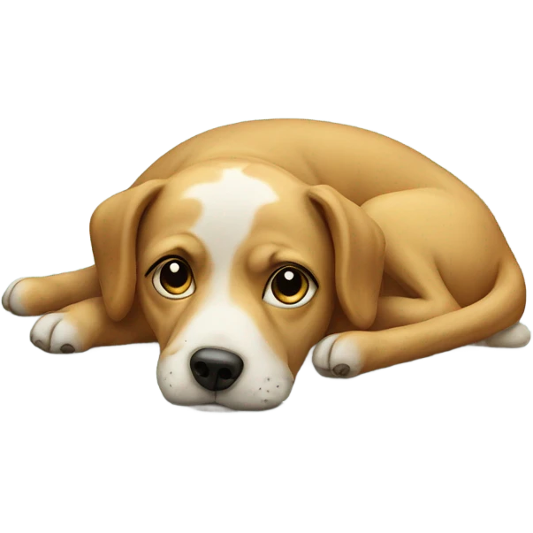 Dog on pillow emoji