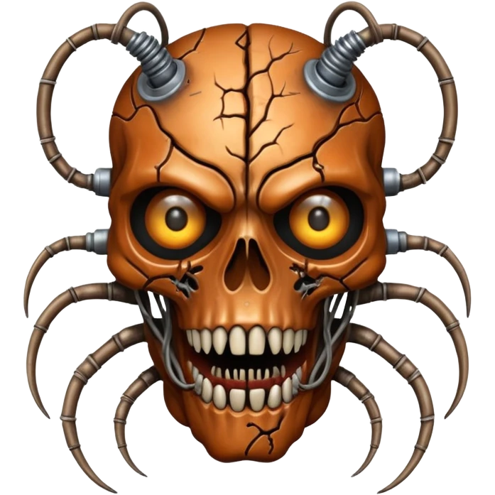 horror bionic monster emoji