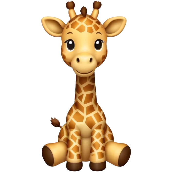 Stuffed giraffe emoji emoji